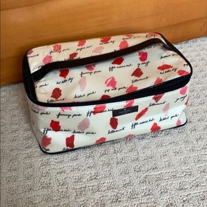 Kate Spade makeup case - lipstick print!